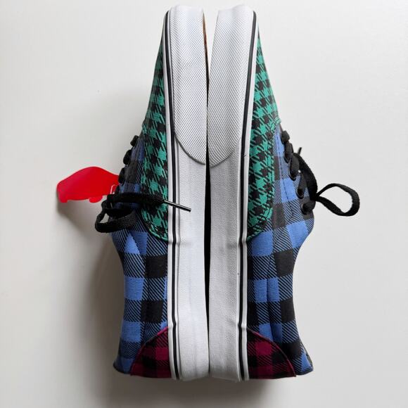 NWT Men's Vans Era Buffalo Plaid Houndstooth Patchwork Sneakers Size 11.5 - Picture 6 of 7